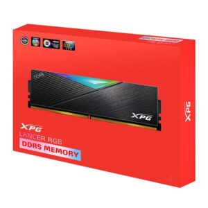 RAM XPG 16GB 5200MHz DDR5 Noir CL38-38-38 RGB
