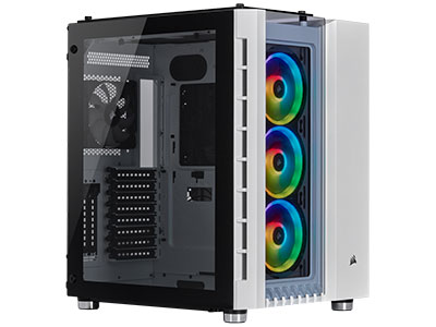 Boîtier Corsair Crystal 680X RGB Blanc