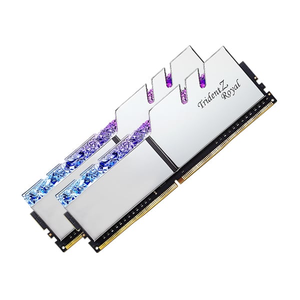 RAM G.Skill Trident Z Royal 16 Go (2x 8 Go) DDR4 3600 MHz CL18 - Argent