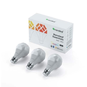 Nanoleaf Essentials A60 B22 Smart Bulb x3