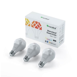 Nanoleaf Essentials A60 E27 Smart Bulb x3