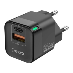 ORYX Mini chargeur NPC-220, charge rapide 20W