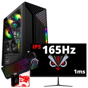 SETUP GAMER i5-10400F-GTX 1660 SUPER+ MONITEUR GAMER + PACK GAMER