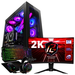 SETUP GAMER R7 5700X-RTX 3060Ti + MONITEUR GAMER + PACK GAMER