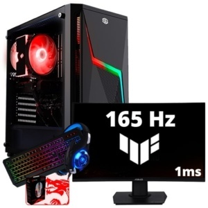 SETUP GAMER i5-10400F-GTX 1650 + MONITEUR GAMER + PACK GAMER