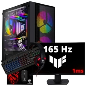 SETUP GAMER R5 3600-GTX 1660Ti + MONITEUR GAMER + PACK GAMER