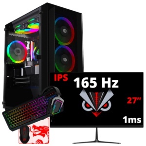 SETUP GAMER R5 5500-RTX 2060 SUPER + MONITEUR GAMER + PACK GAMER