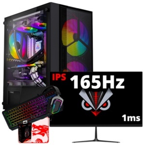 SETUP GAMER R5 3600-GTX 1660 SUPER + MONITEUR GAMER + PACK GAMER