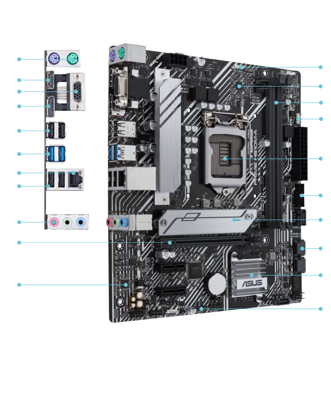 Carte Mère Asus Prime H510M-A