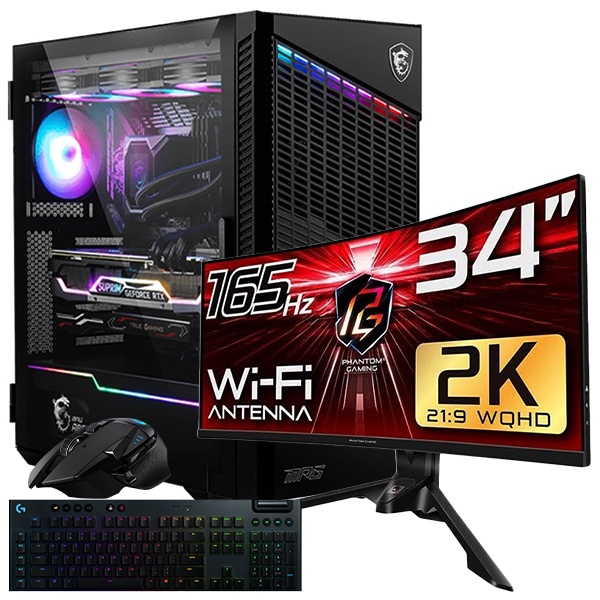SETUP GAMER I9-14900KF-RTX 4070 + PG34WQ15R3A + G502 LIGHTSPEED WIRELESS + G815