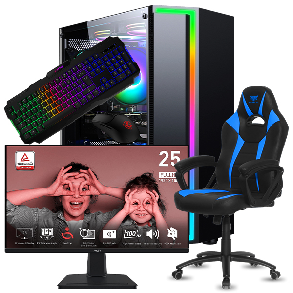SETUP GAMER R3 3200G-VEGA 8/8Go + MP251 + GK100 + GM100 + FIGHTER