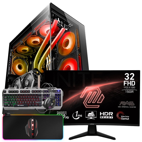 SETUP GAMER I7-14700KF-RTX 4070 + 32C6X + HPG100