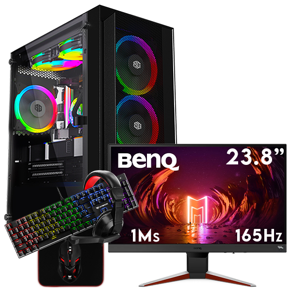 SETUP GAMER R5 5500-GT 1030 + EX240N + HPG200