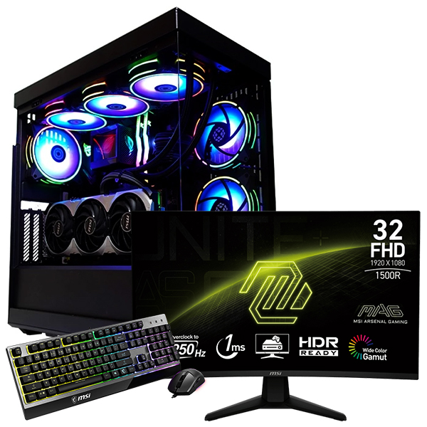 SETUP GAMER U7 265KF-RX 6700 XT + 32C6X + GK30