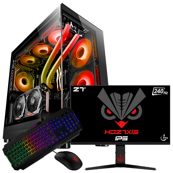 SETUP GAMER R7 5700X-B570 + HG27XIS + GM100 + GK100