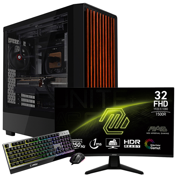 SETUP GAMER R7 9800X3D-RTX 5060Ti 16Go + 32C6X + GK30