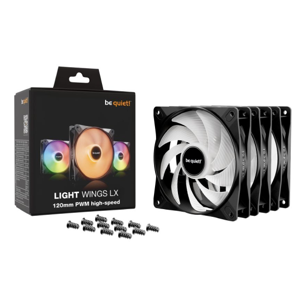 be quiet! Light Wings LX 120mm PWM High-Speed Triple Pack – Image 4