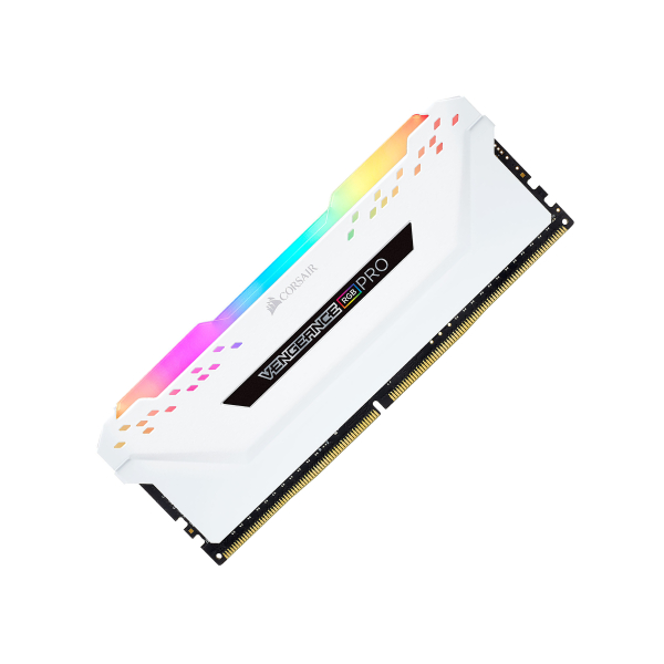 Corsair Vengeance RGB PRO 8Go DDR4 3200MHz Blanc Tray