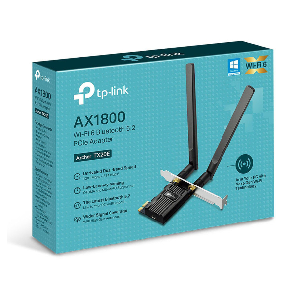 TP-LINK AX1800 Archer TX20E 1201Mbps