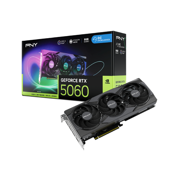 PNY GeForce RTX 5060 8GB Triple Fan OC ARGB