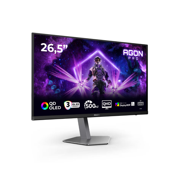 AOC AGON PRO AG276QKD2 26.5" OLED 500Hz 0.03ms 2.5K – Image 2
