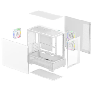 Boîtier DeepCool CG380 3F WH