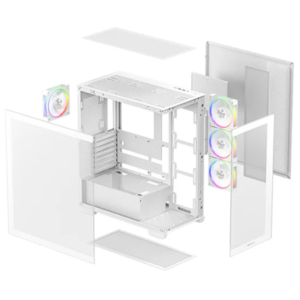 Boîtier Gamer DeepCool CG580 4F V2 WH