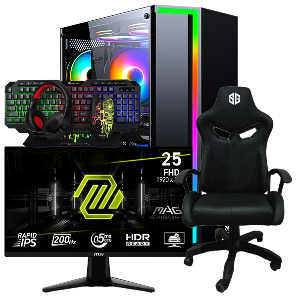 SETUP GAMER R5 8500G - AMD Radeon™ 740M + 255F E20 + FIGHTER + CMX-415 2 SETUP GAMER R5 8500G - AMD Radeon™ 740M + 255F E20 + FIGHTER + CMX-415