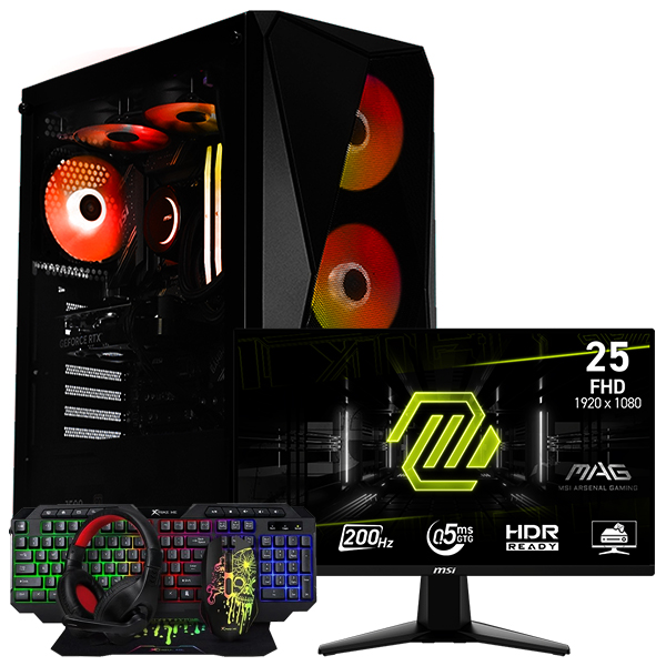 SETUP GAMER i5 13400F-RTX 5060 + 255F E20 + CMX-415